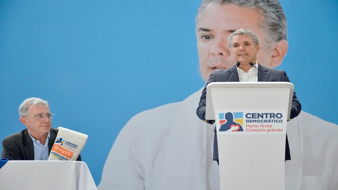 Alvaro Uribe Vélez e Ivan Duque
