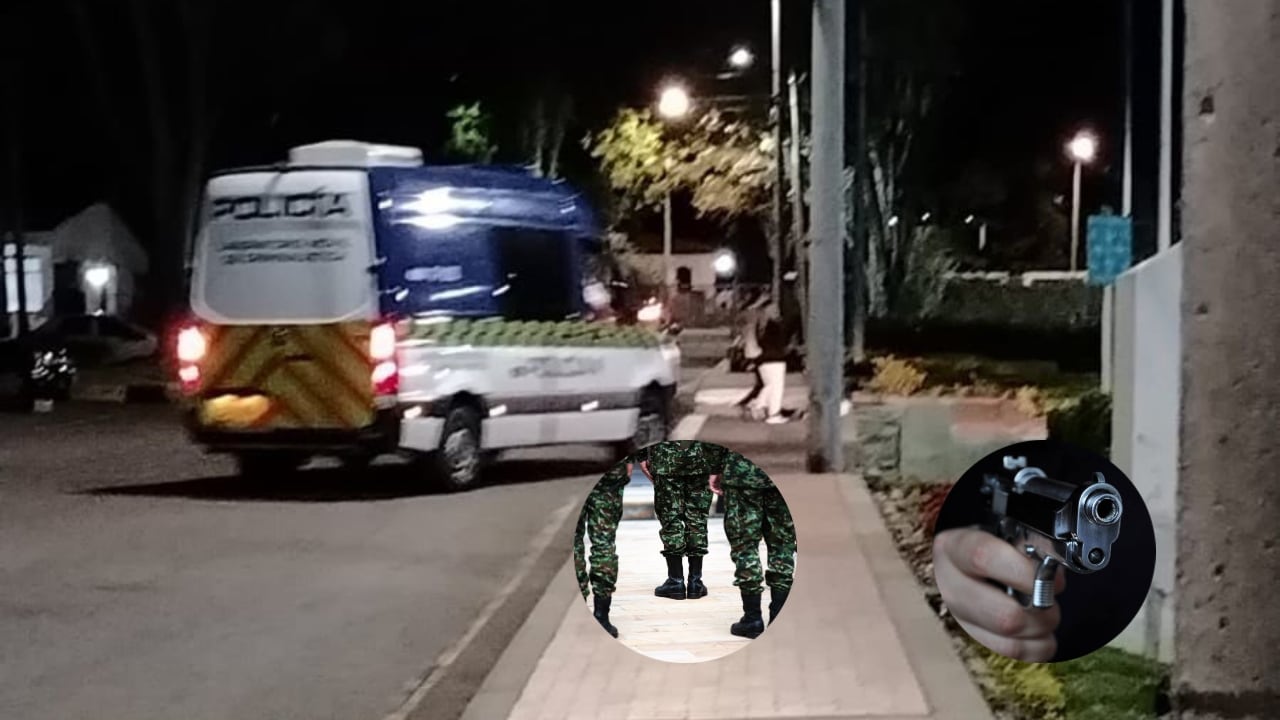 El hallazgo se produjo tras escuchar varias detonaciones.