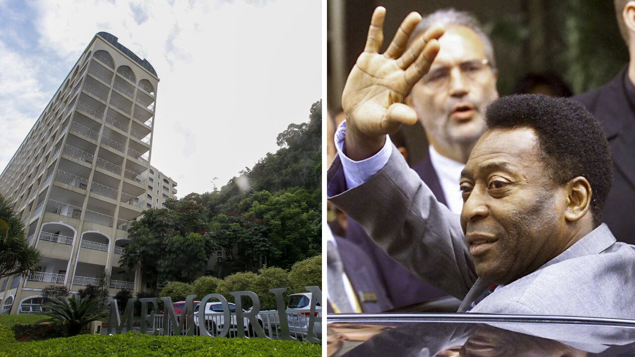 El cementerio está ubicado a menos de un kilómetro del estadio de Santos.