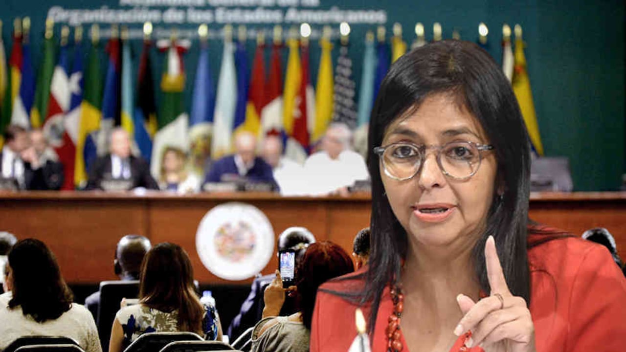 La canciller venezolana, Delcy Rodríguez, aseguró que de llegar a existir una resolución sobre la situación de su país no la reconocerían.
