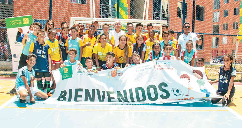 Las actividades infantiles son el centro de la vida en comunidad de los proyectos de Constructora Bolívar.