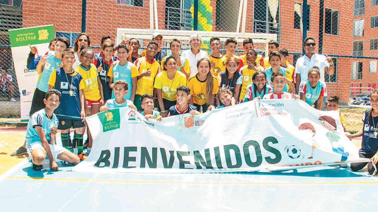 Las actividades infantiles son el centro de la vida en comunidad de los proyectos de Constructora Bolívar.