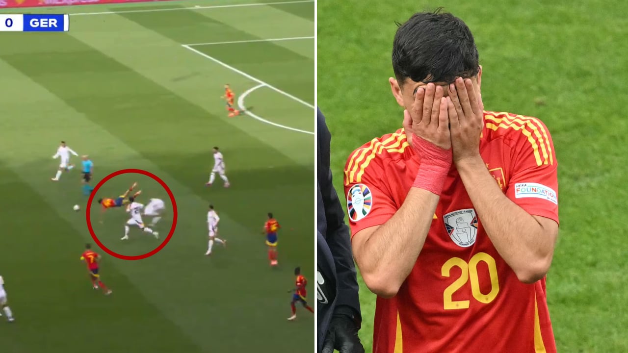 Toni Kroos terminó lesionando a Pedri en el minuto 4