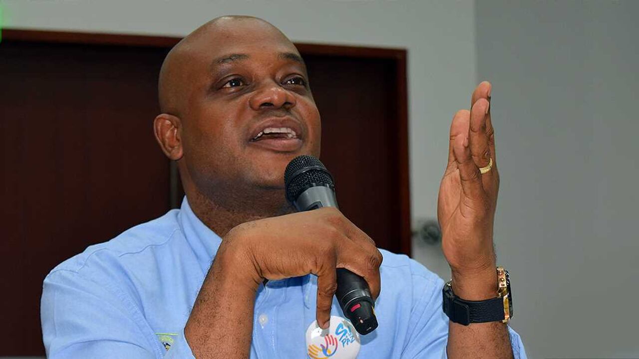 Murillo durante su visita a Puerto Asís Putumayo