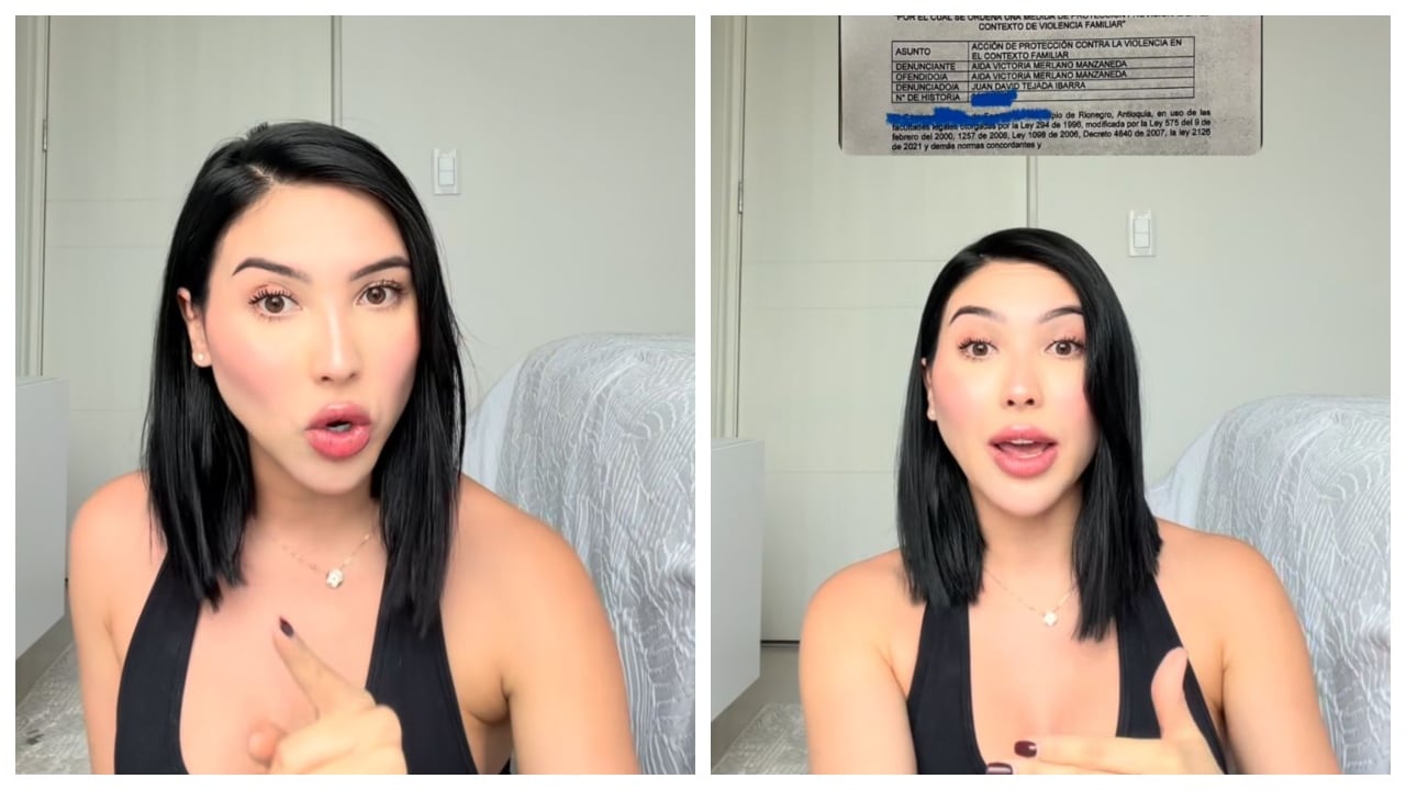 Aida Victoria expuso denuncia que había interpuesto contra su ex