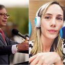 Presidente Gustavo Petro y Camila Zuluaga