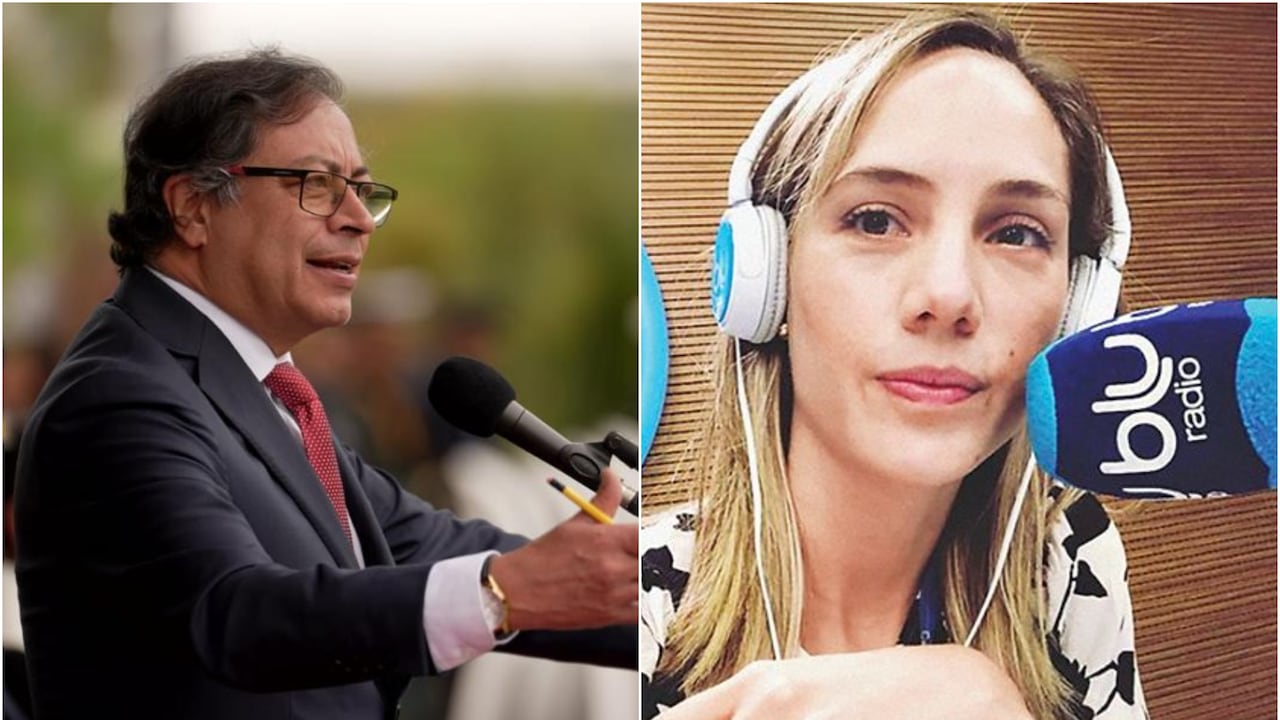 Presidente Gustavo Petro y Camila Zuluaga