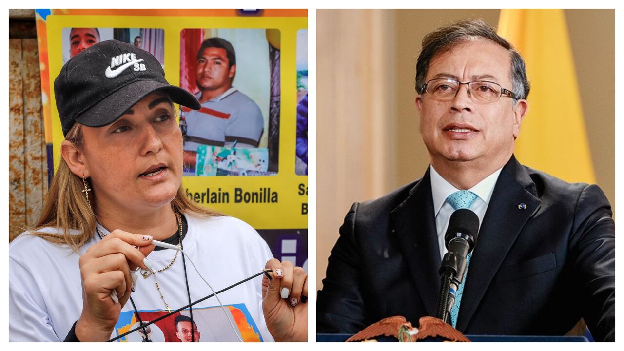 Luz Marina Pérez y Gustavo Petro