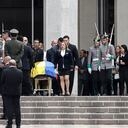 Exequias del coronel (r) Élmer Fernández, director de la cárcel La Modelo, asesinado a tiros en Bogotá