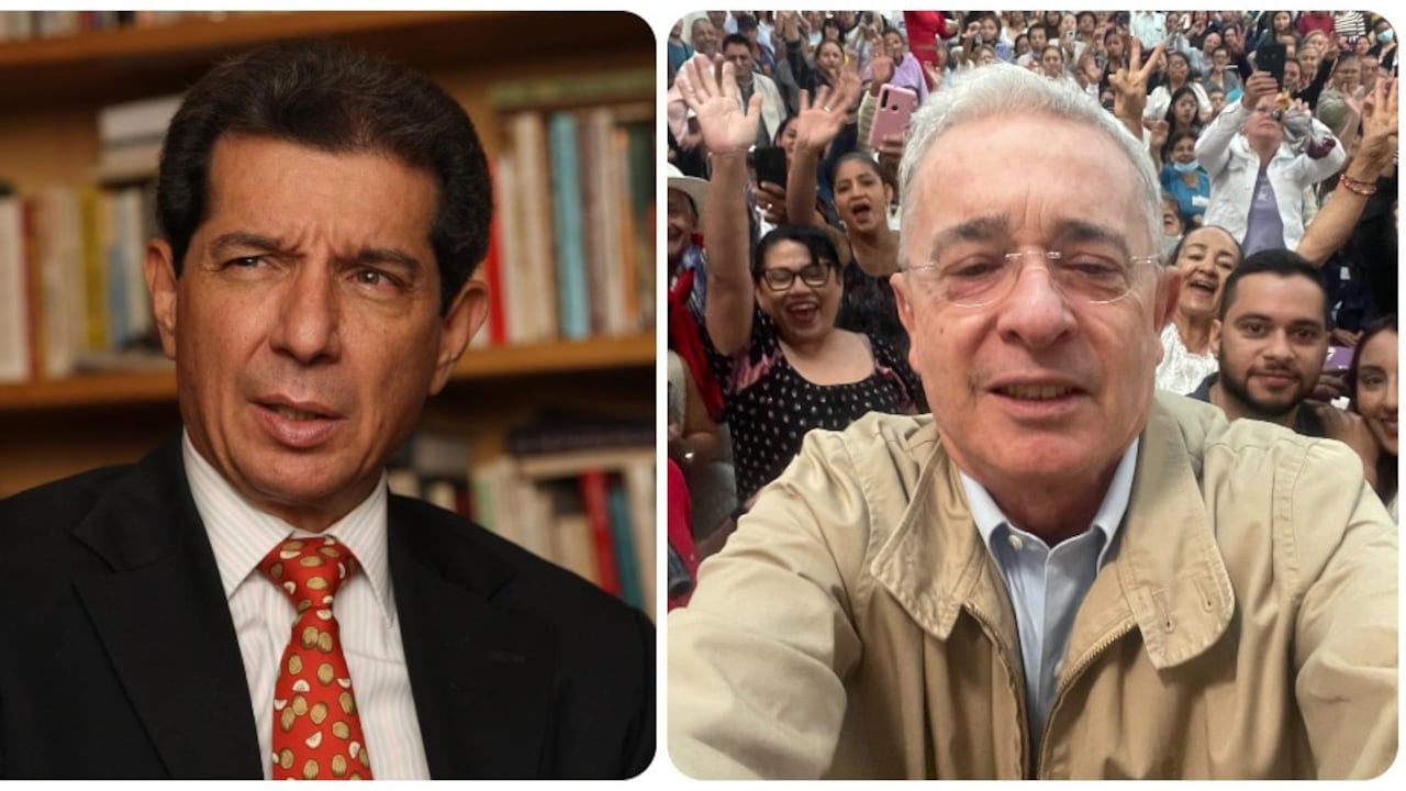 José Félix Lafaurie y Álvaro Uribe.