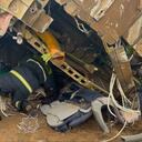 Los organismos de emergencia adelantan las labores de rescate para verificar cuántas personas murieron en el siniestro.