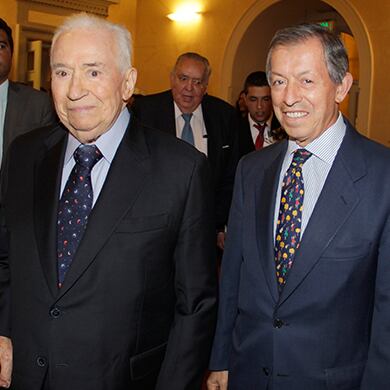 Belisario Betancur y Telésforo Pedraza.