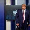 El presidente Donald Trump y su abogado Rudy Giuliani. (Foto de Joshua Roberts/Getty Images)