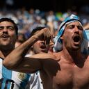 Hinchas argentinos en Qatar 2022 / Foto de referencia.