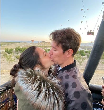 Rigoberto Urán y su esposa, Michelle Durango.