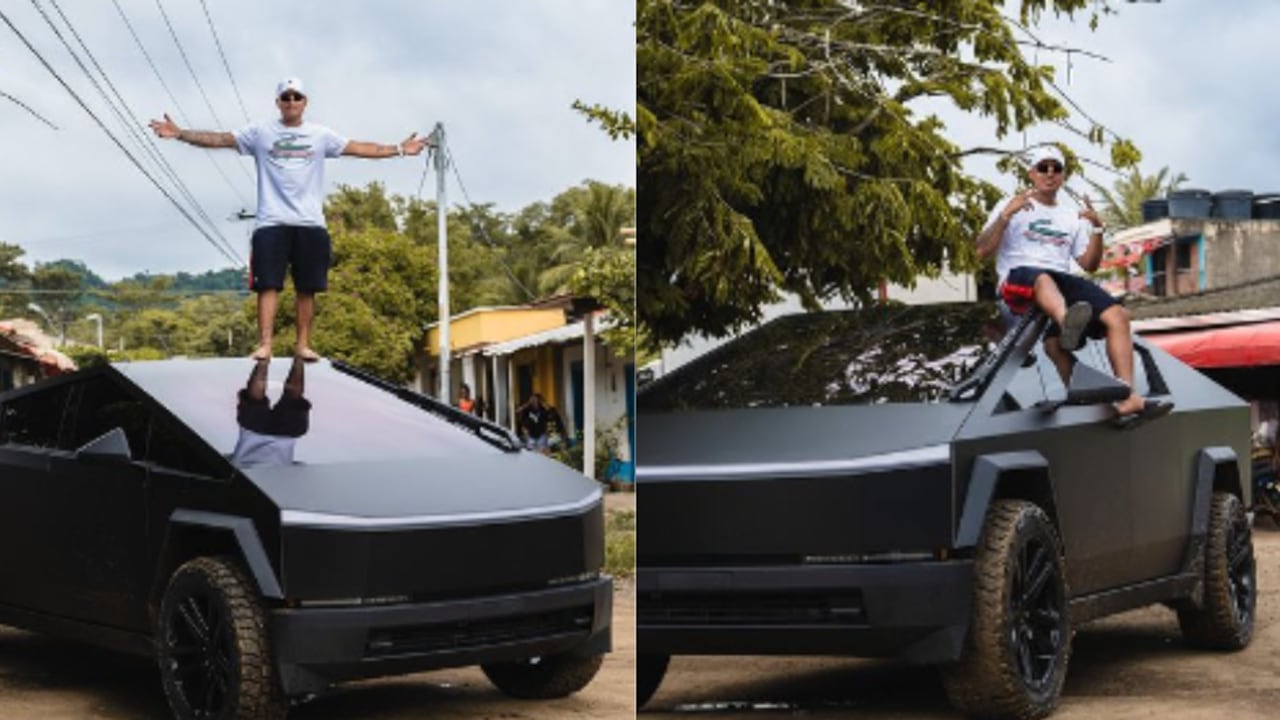 Javier Arias Castañeda, a bordo de camioneta de lujo en Antioquia