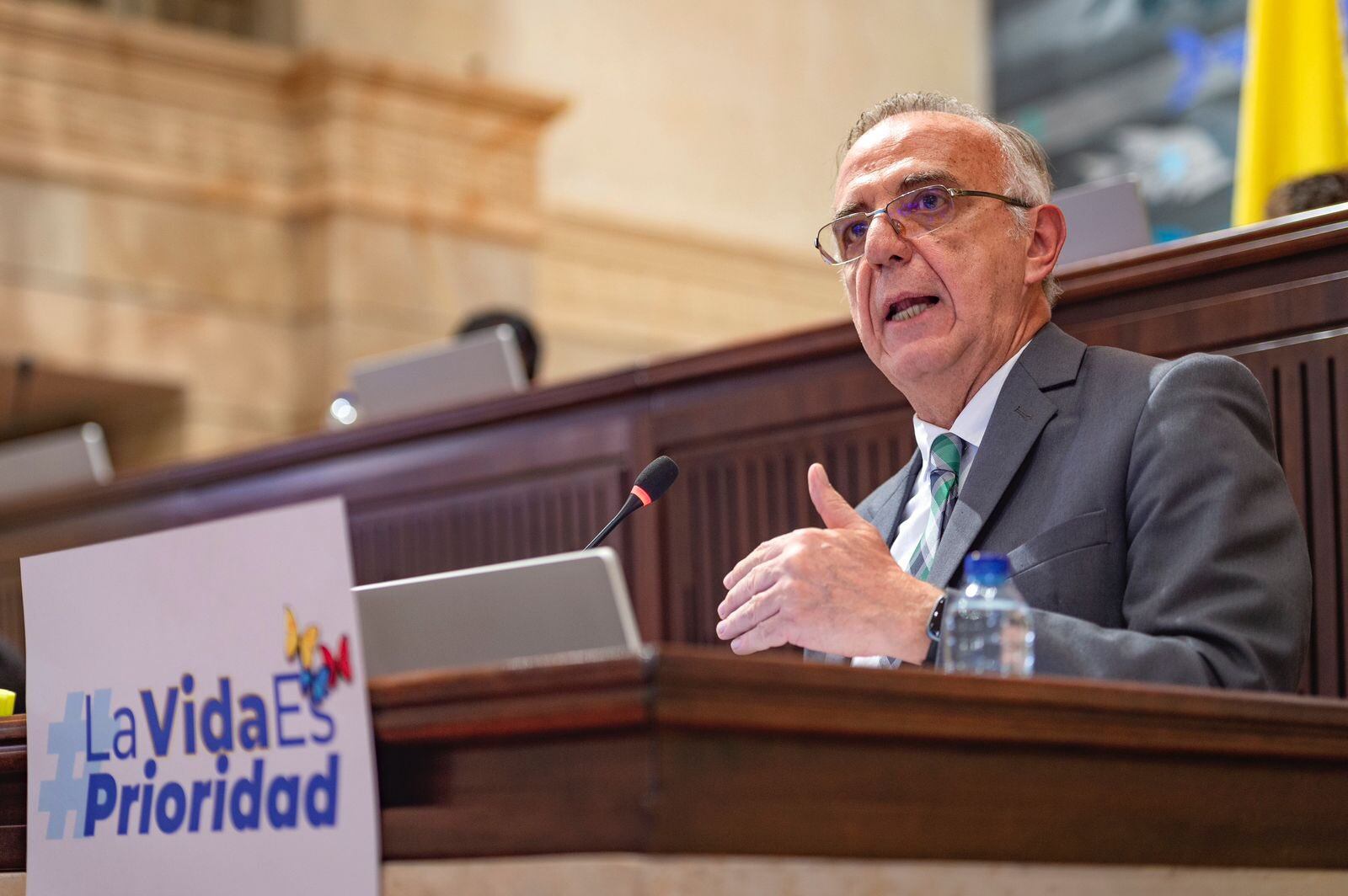 Ministro de Defensa, Iván Velásquez.