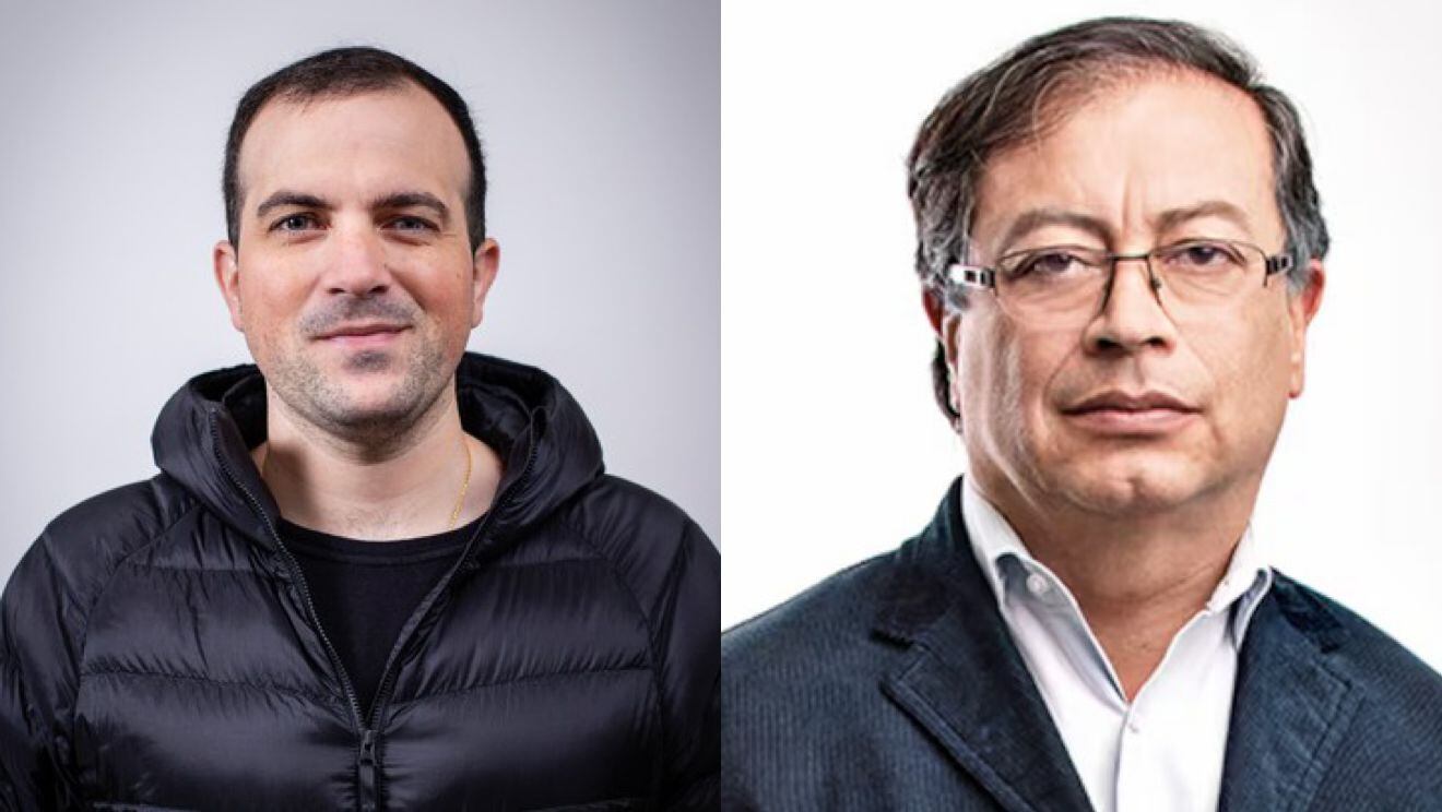 Alejandro De Bedout y Gustavo Petro.