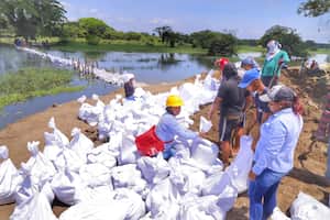 Autoridades aseguran que continúan con los trabajos de mitigación en el Canal del Dique