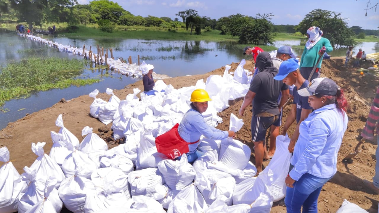 Autoridades aseguran que continúan con los trabajos de mitigación en el Canal del Dique