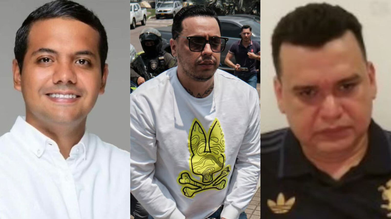 Camilo Pinedo, Jorge Díaz y Digno Palomino.