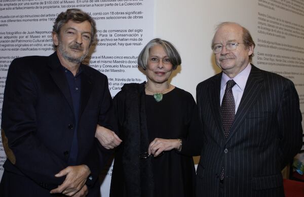 Antonio Castañeda, Dalita Navarro y Benjamín Villegas.