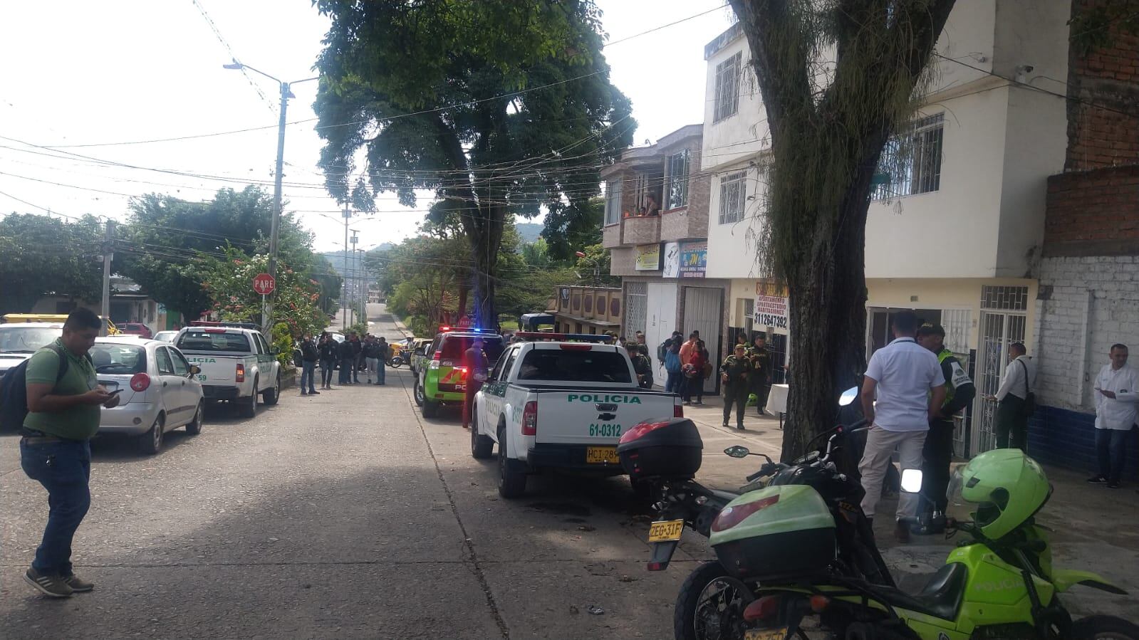 En esta calle sucedieron los hechos.