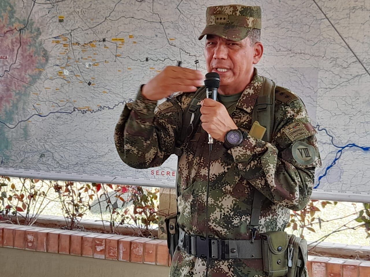 General Jorge Mora, comandante de la octava división del Ejército