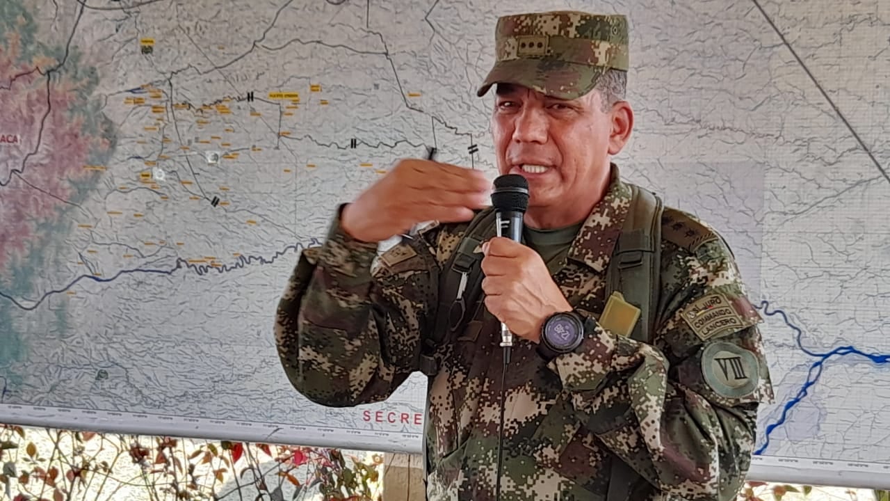 General Jorge Mora, comandante de la octava división del Ejército