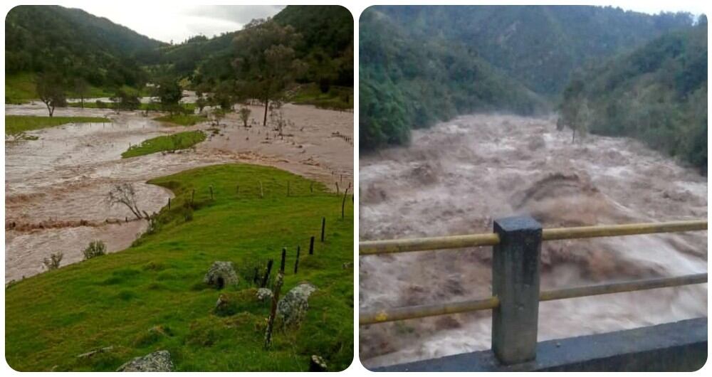 Alerta máxima en tres municipios de Cundinamarca por creciente súbita del río Sumapaz.
