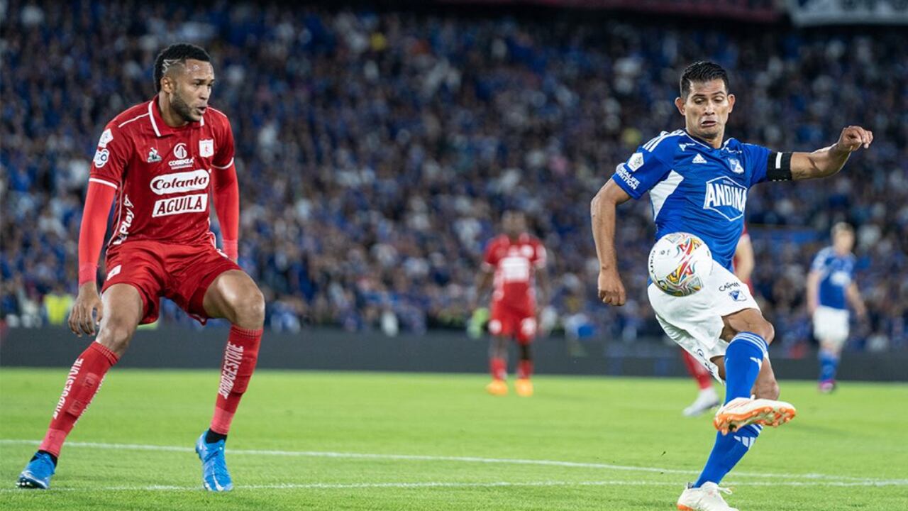 David Silva regresó al esquema titular de Millonarios para aportar ante América.