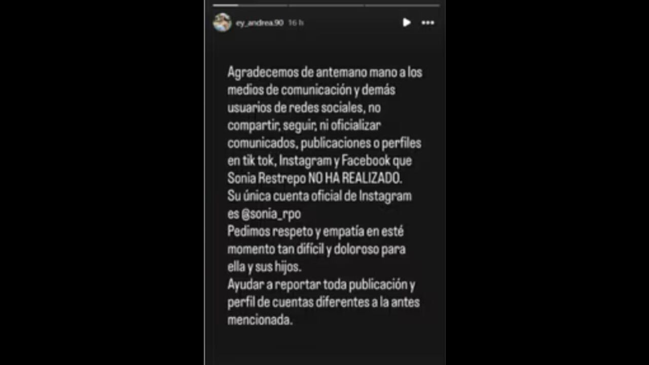 Amiga de Sonia Restrepo