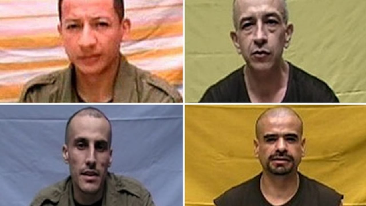 José Libio Martínez, sargento de la Policía; Edgar Yesid Duarte, coronel de la Policía; Elkin Hernández Rivas, mayor de la Policía y Álvaro Moreno, intendente de la Policía.