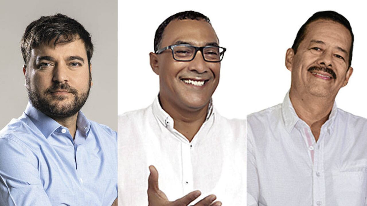 Jaime Pumarejo, Antonio Bohórquez y Rafael Sánchez.