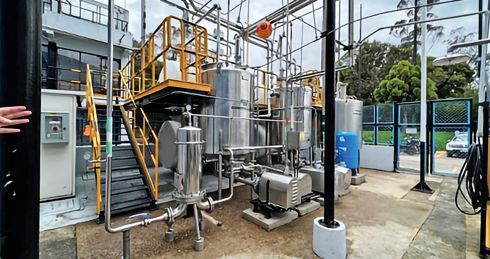 Planta de procesamiento de agua Manantial de Coca Cola en La Calera.