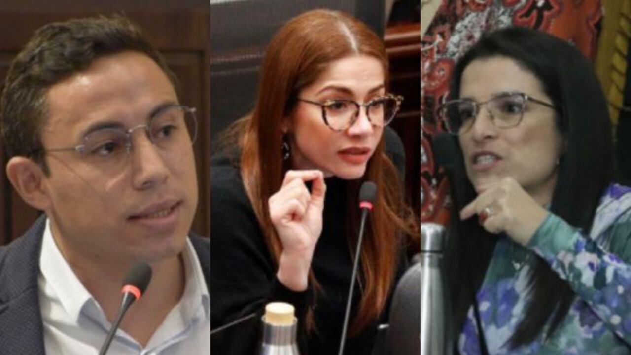 Los representantes Cristian Avendaño, Catherine Juvinao y Martha Alfonso tuvieron una fuerte discusión en la plenaria de la Cámara.