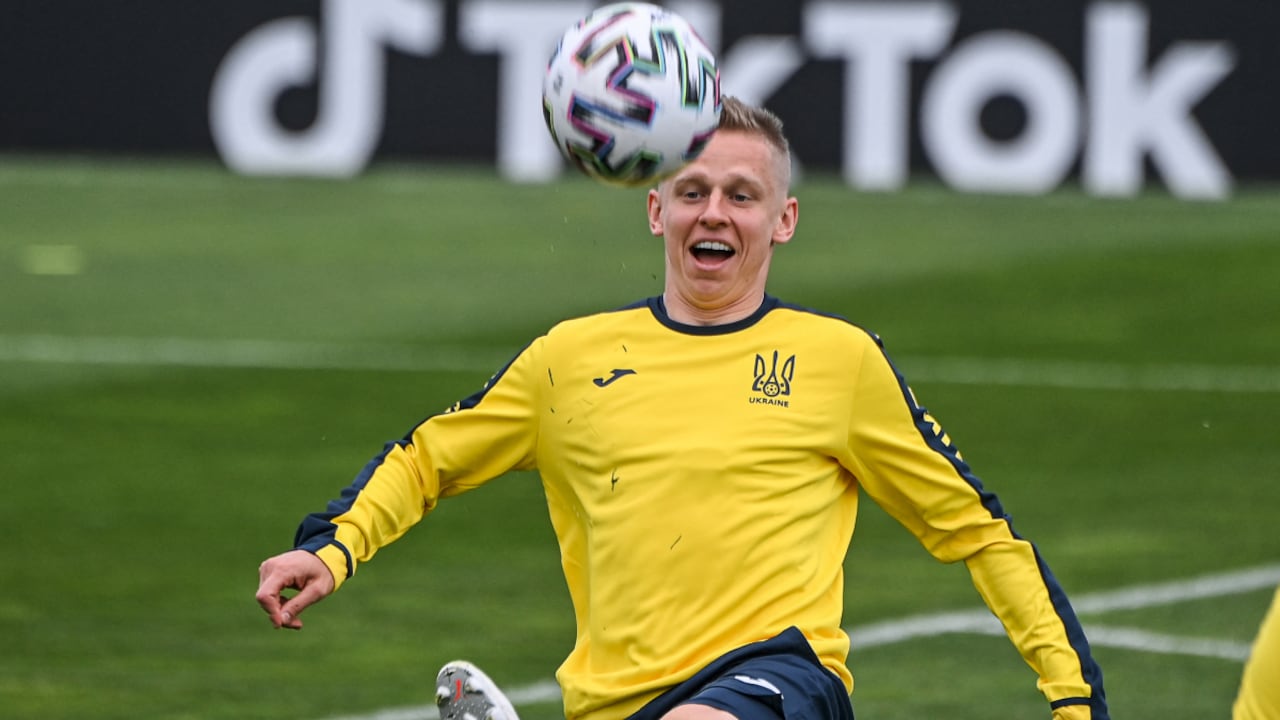 Selección de Ucrania - Eurocopa. Foto: AFP / Daniel MIHAILESCU