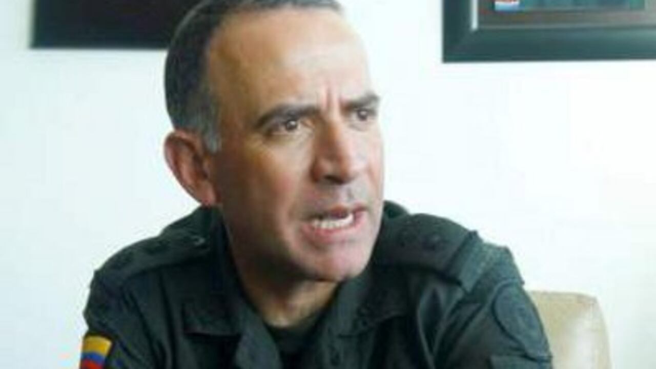 Comandante de la Policía Metropolitana, Luis Eduardo Martínez.