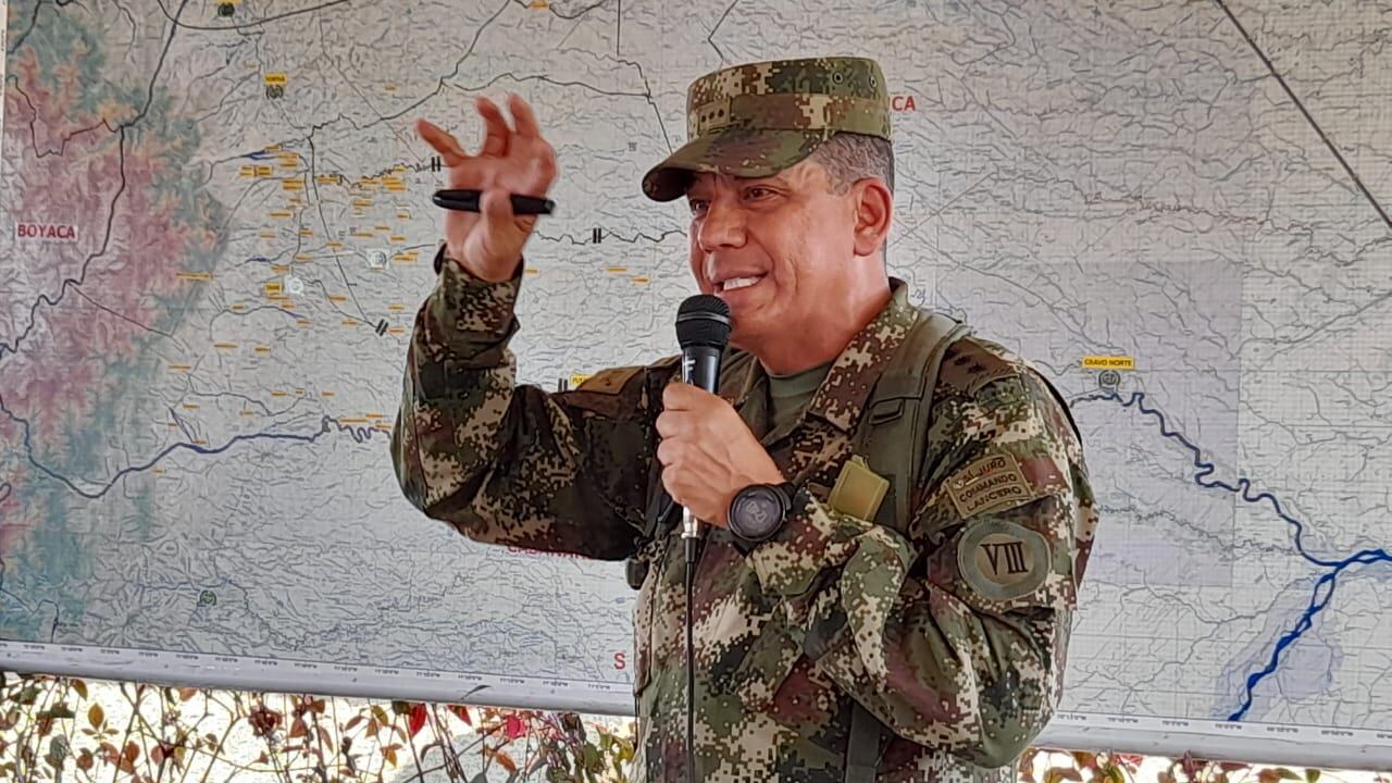 General Jorge Mora, comandante de la octava división del Ejército