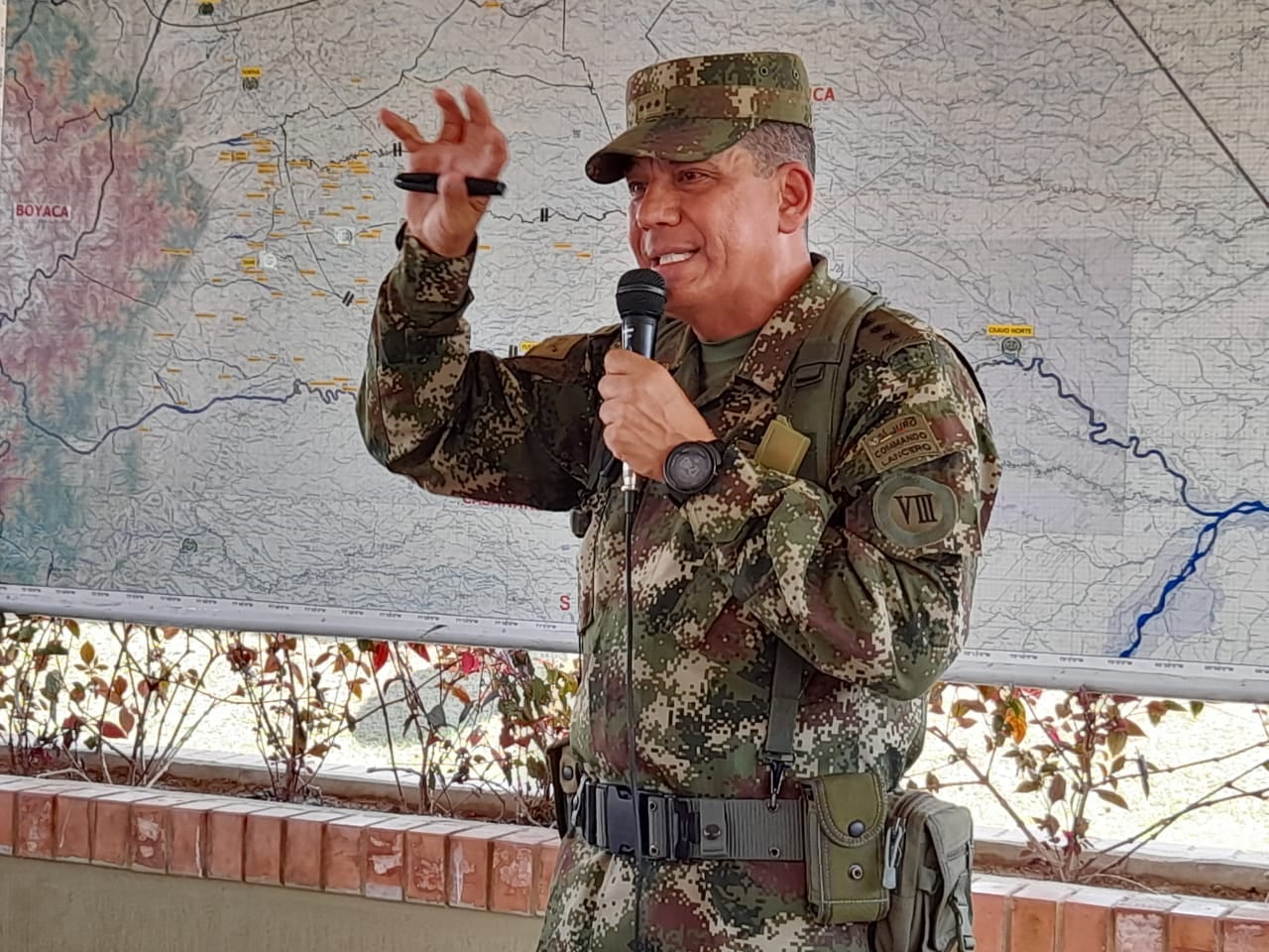 General Jorge Mora, comandante de la octava división del Ejército