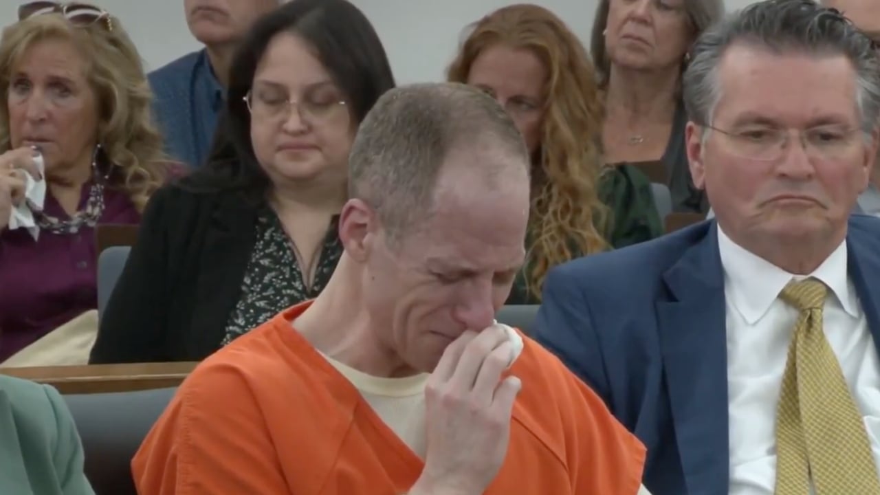 Caleb Flynn, hombre sentenciado a cadena perpetua por asesinar a su esposa, Ashley Flynn.