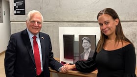 Miguel Uribe Londoño y María Claudia Tarazona.
