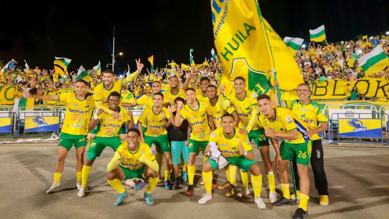 Atlético Huila fue campeón del segundo semestre del Torneo Betplay. Foto: Atlético Huila.