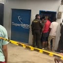 Sitio del crimen de una empleada de SuperGiros en Cesar.