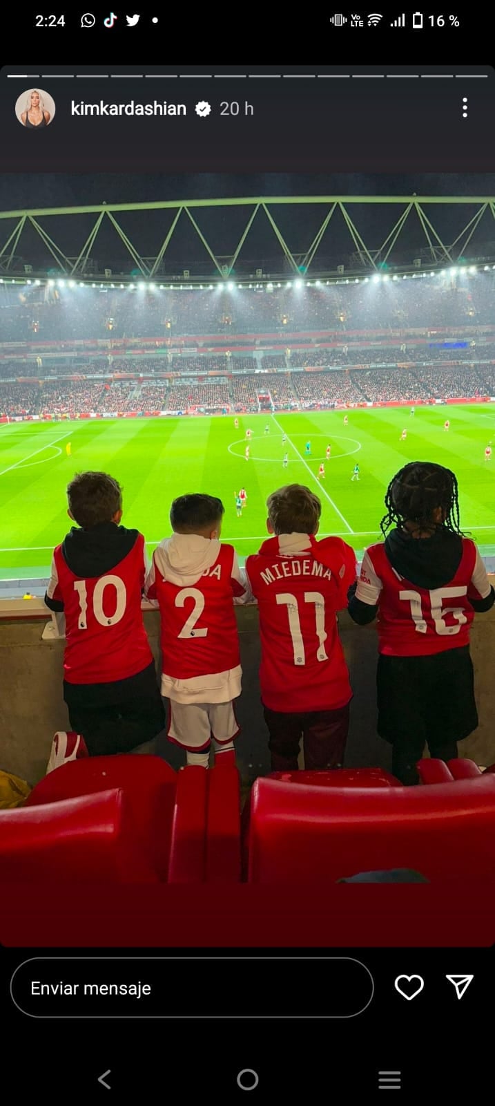 Kim Kardashian y la maldición que eliminó a Arsenal de la Europa League