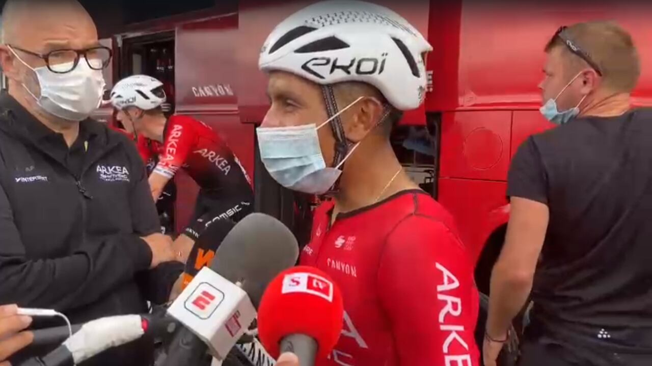 Ahora para Nairo viene un día de descanso en el que tendrá que trasladarse a suelo francés