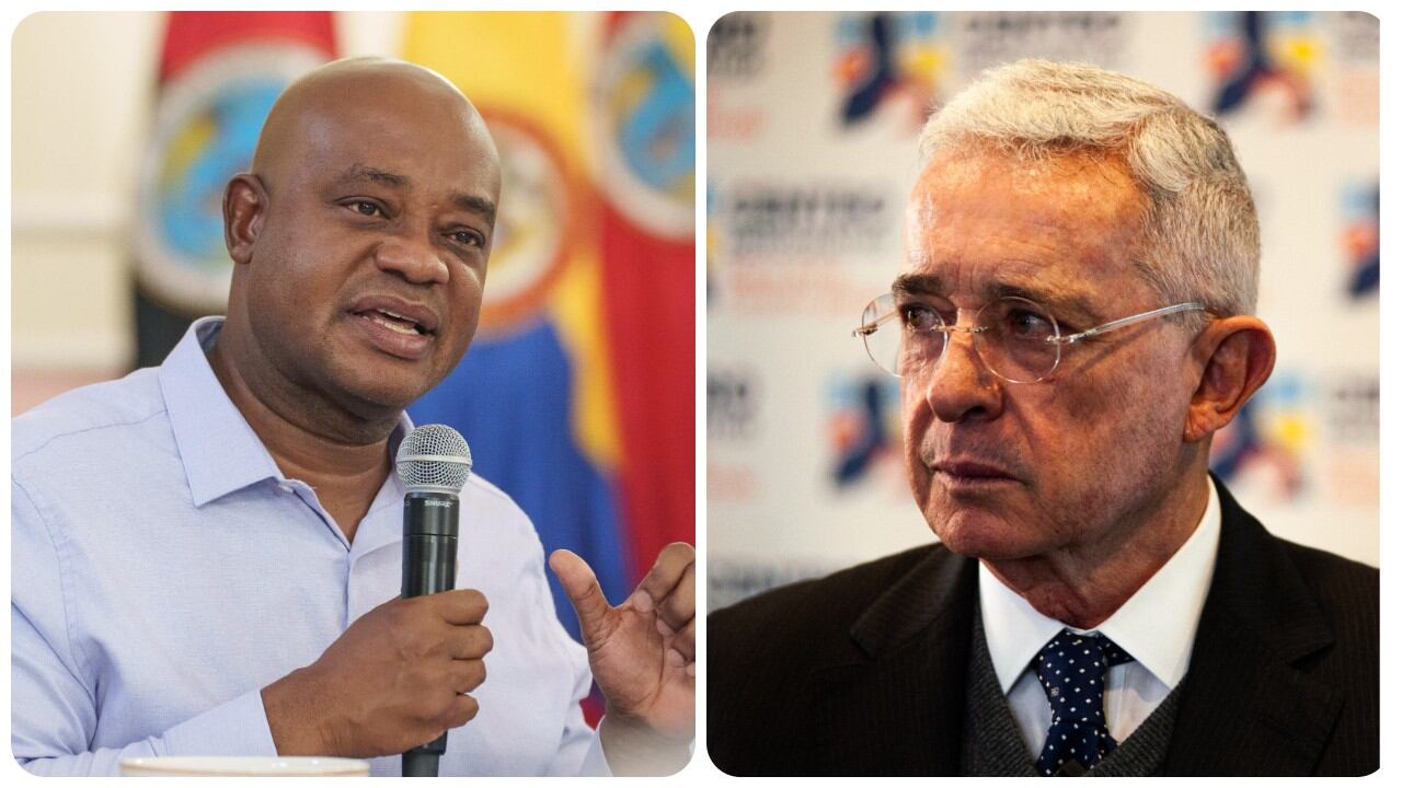Luis Gilberto Murillo y Álvaro Uribe.