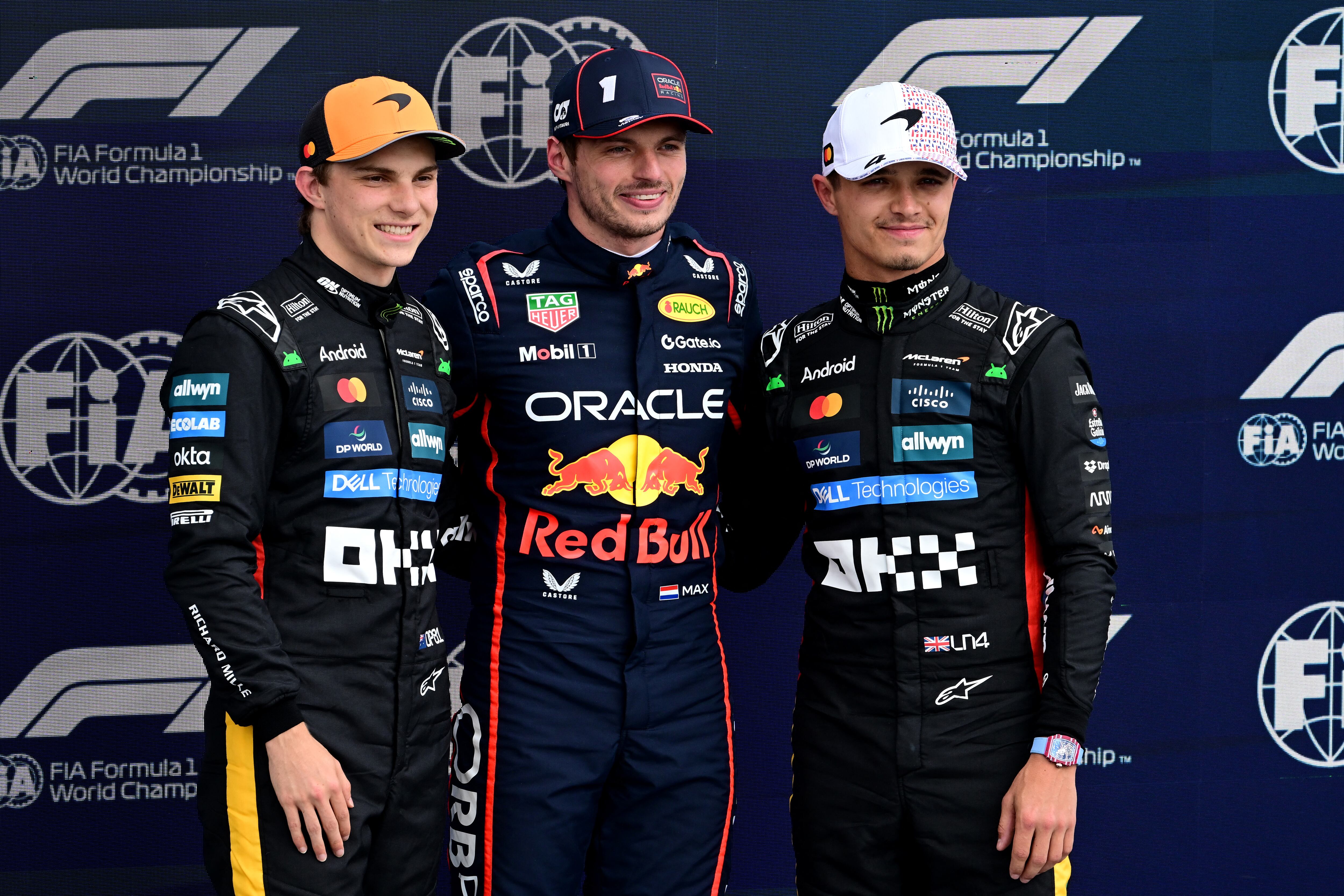 Top 3 de la clasificación de Silverstone