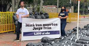 Protesta por alto número de homicidios en Cali