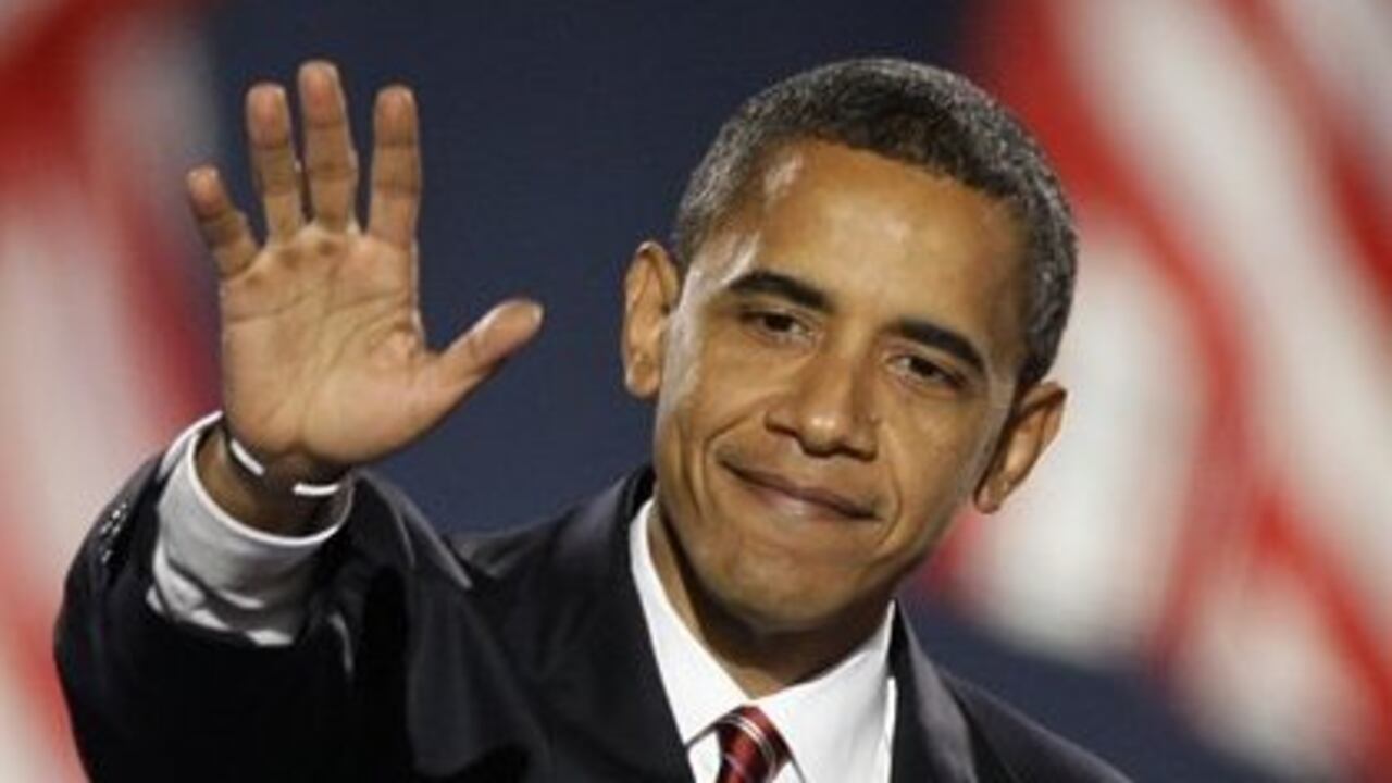 El presidente electo Barack Obama aceptó su elección en un discurso en Grant Park en Chicago